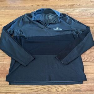 Nike Charcoal and Black Half-Zip Jacket